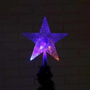 UEETEK ツリートップ 星 ツリートップスター スターライト led クリスマスツリー ライト 電池式 クリスマス飾り 装飾ライト size