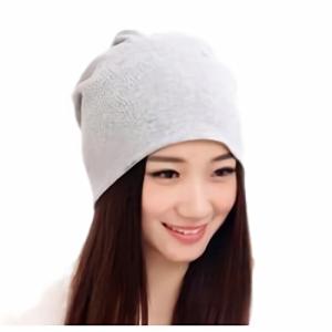 ラインストーン 綿 ニット 帽 ワッチ キャップ ボウシ ビーニー 帽子 星柄 かわいい にっとぼう