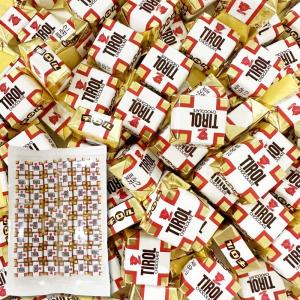 チロルチョコ ミルクヌガー 50個 シェアパック 大容量 個包装 チロル 詰め合わせ チョコレート ヌガー