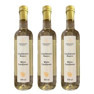ホワイトバルサミコ酢 アンドレアミラノ 500ml×3 イタリア モデナ 白バルサミコ酢