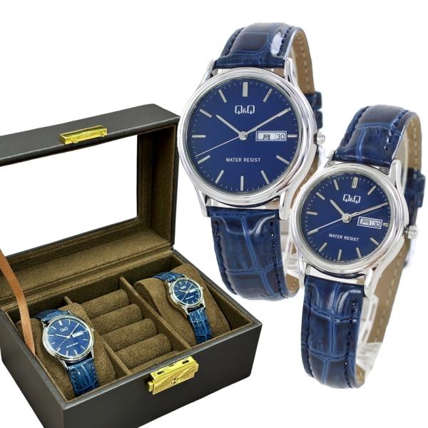 ペアボックスに入れてお届け！ ペアウォッチ シチズン ペア 腕時計 手表 Q&amp;Q 防水 お揃い カッ...