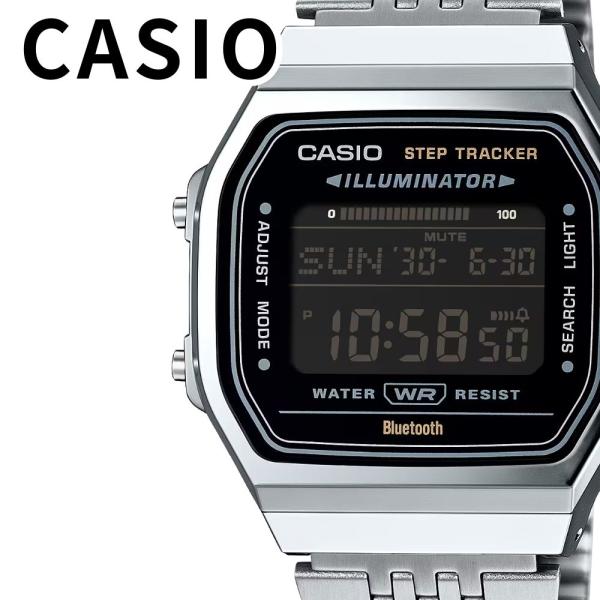 カシオ チプカシ 腕時計 メンズ レディース 多機能 防水 デジタル ABL-100WE-1B クリ...