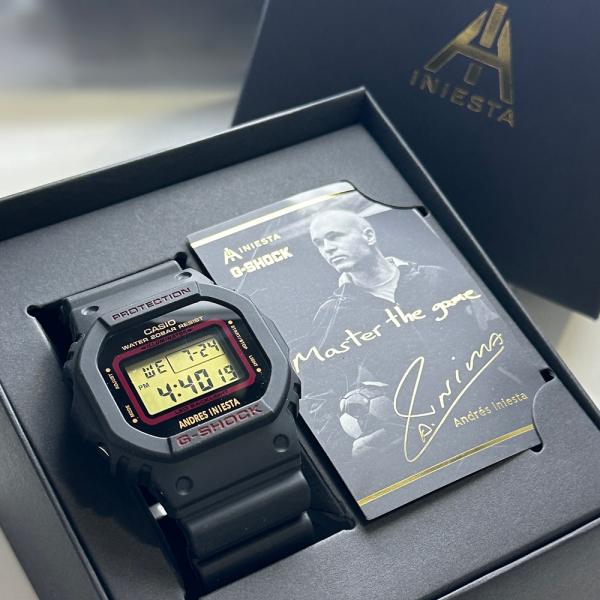 イニエスタ コラボモデル Gショック 限定モデル デジタル 腕時計 手表 メンズ 20気圧防水 クリ...