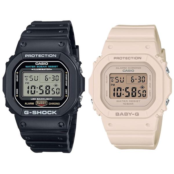 CASIO G-SHOCK ペアウォッチ カシオ Gショック ベビーG 定番スクエアモデル ペアコー...