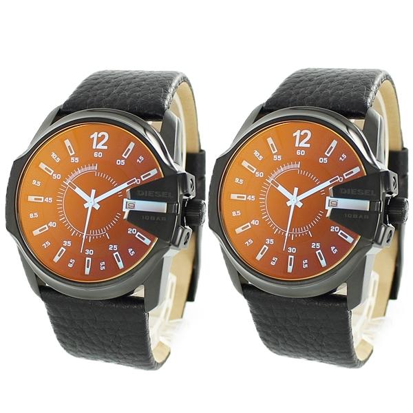 特典付き ディーゼル ペアウォッチ シェア 腕時計 マスターチーフ ブラックポラライザー  デイカレ...