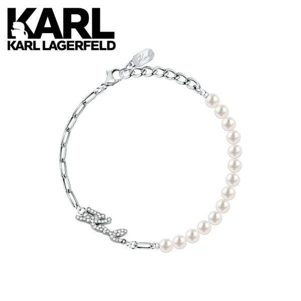 正規品 日本限定 カールラガーフェルド ブレスレット パール チェーン ギフト プレゼント 成人 卒...