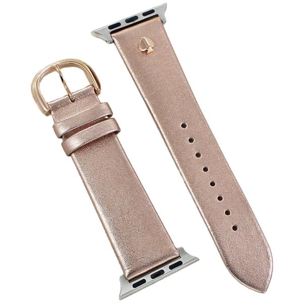 ケイトスペード アップルウォッチ ベルト バンド 革 ピンク SE SE2 SE3 38 40 41...