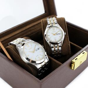 特典付き セイコー ペアウォッチ ソーラー デイデイト