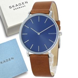 スカーゲン メンズ腕時計 ハーゲン SKW6446 SKAGEN（スカーゲン） 腕時計 文字盤 青 メンズ 大学生 ブランド 薄型