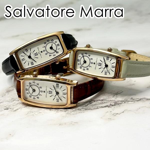 デュアルタイム 腕時計 手表 レディース 国内正規品 サルバトーレマーラ 2つの時間 海外旅行 誕生...