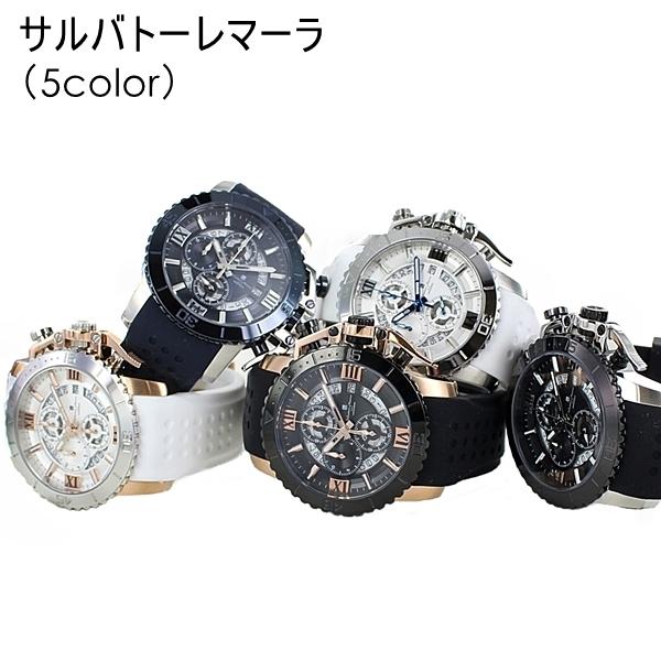 サルバトーレマーラ メンズ 腕時計 手表 選べる5カラー 防水 旦那 父親 誕生日 クロノ カレンダ...