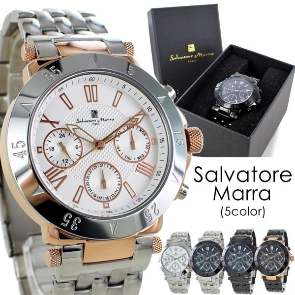 国内正規品 サルバトーレマーラ 腕時計 手表 メンズ 10気圧防水 退職祝い 結婚記念日 贈り物 誕...
