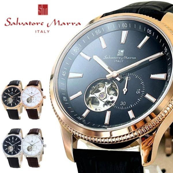 機械式腕時計 自動巻き プレミアムモデル サルバトーレマーラ 防水 メンズ 腕時計 手表 ギフト  ...