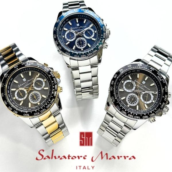 サルバトーレマーラ 防水 メンズ 腕時計 手表 電波ソーラー ビジネス カジュアル 男性ギフト 誕生...