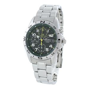 SEIKO（セイコー） 腕時計 セイコー/ クロノグラフ 10気圧防水 レザー