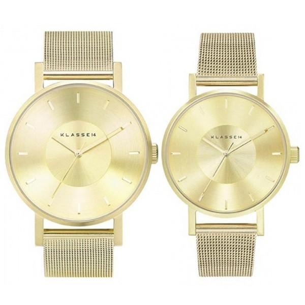 クラス14 メンズ レディース Volare ペアウォッチ 42mm 36mm VO14GD002M...