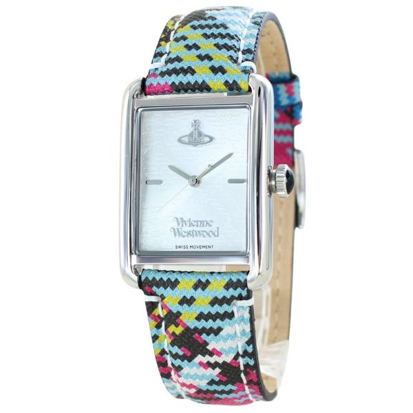 腕時計 メンズ レディース ヴィヴィアン ウエストウッド スクエア マルチカラー 誕生日 記念日 ク...