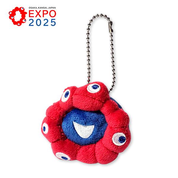 EXPO2025 マスコットボールチェーン ミャクミャク顔 大阪・関西万博 立体 ぬいぐるみ 人形 ...