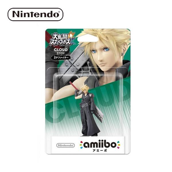 amiibo クラウド 2Pファイター (大乱闘スマッシュブラザーズシリーズ) フィギュア 任天堂 ...