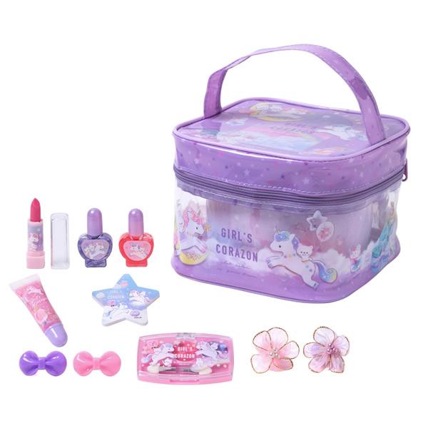 レイス(Race) ガールズコラゾン ビニールバニティメイクアップバッグ 6才以上 バニティバッグ ...