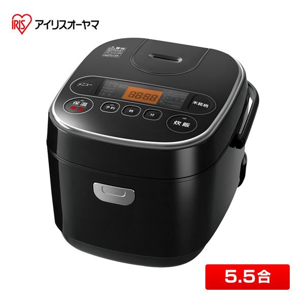 アイリスオーヤマ 炊飯器 RC-MA50AZ-B 5.5合 マイコン式 極厚銅釜 銘柄炊き分け機能付...