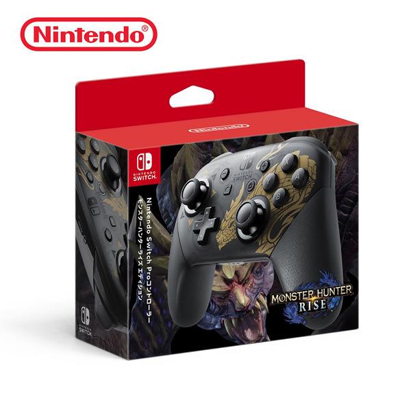 【新品】Nintendo Switch Proコントローラー モンスターハンターライズエディション ...