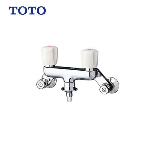 【箱傷み】TOTO 洗濯機用壁付2ハンドル混合水栓（ホース接続形、緊急止水）TW20-1R 水栓金具...