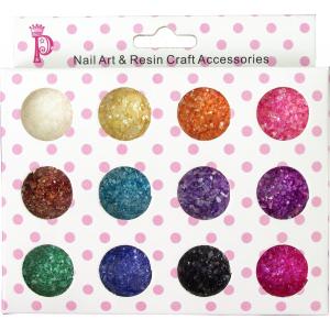 アクリルパウダー ネイルアクリルパウダー 12色セット 3Dパウダー