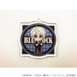 ブルーロック 凪誠士郎 フラワーベア ネームバッジ ブルーロック×CHARACHA ミニキャラアクリルバッジ フラワーベア