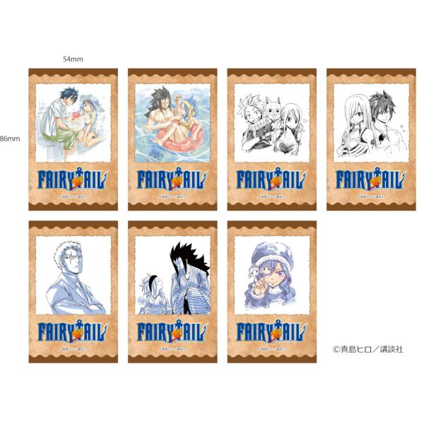 【予約 07/09 入荷予定】 FAIRY TAIL チェキ風カード ※ブラインド販売 グッズ