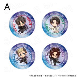 @1200円　ラスト1セット　リヴァイ　缶バッジ　予約販売入手　30個 予約 10/07 発送予定】 TVアニメ『進撃の巨人』 描き下ろし缶