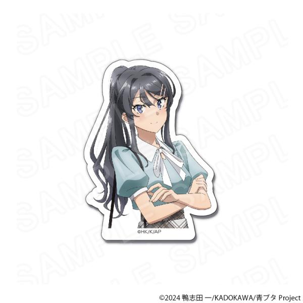 【 12/01 発送予定】 アニメ「青春ブタ野郎」シリーズ 描き下ろしステッカー 桜島麻衣 グッズ