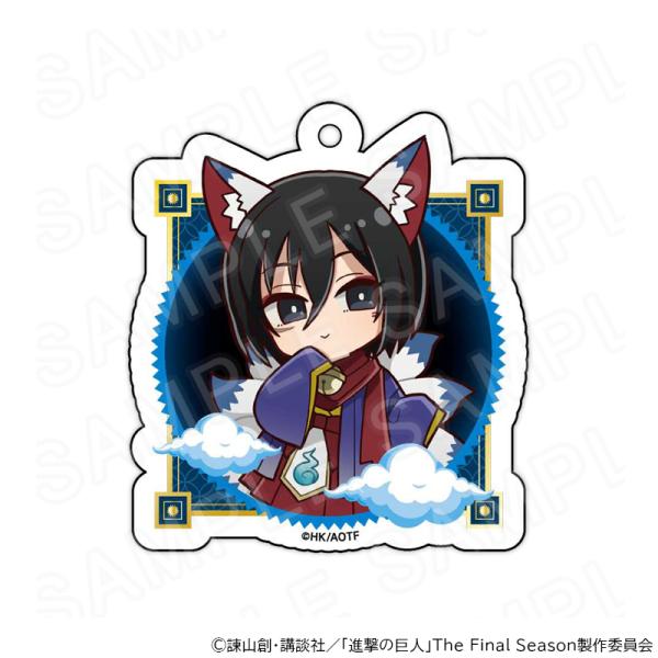 【 11/25 発送予定】 進撃の巨人 ミニキャラアクリルキーホルダー ハロウィンVer.ミカサ・ア...