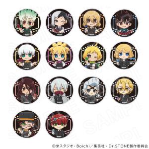 【 04/14 発送予定】 TVアニメ『Dr.STONE』 カジノディーラー　ミニキャラ缶バッジ　バラ ※ブラインド販売 グッズ