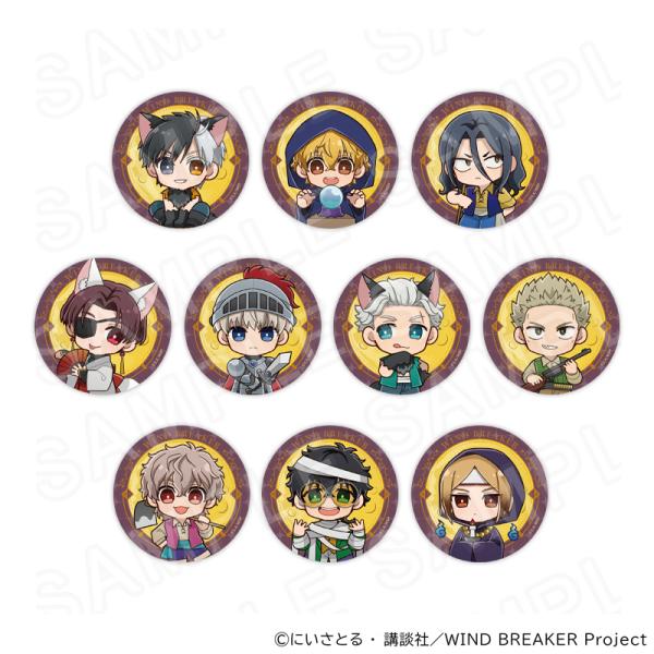 【 10/24 発送予定】 TVアニメ『WIND BREAKER』 缶バッジ 人狼ゲームVer ※ブ...