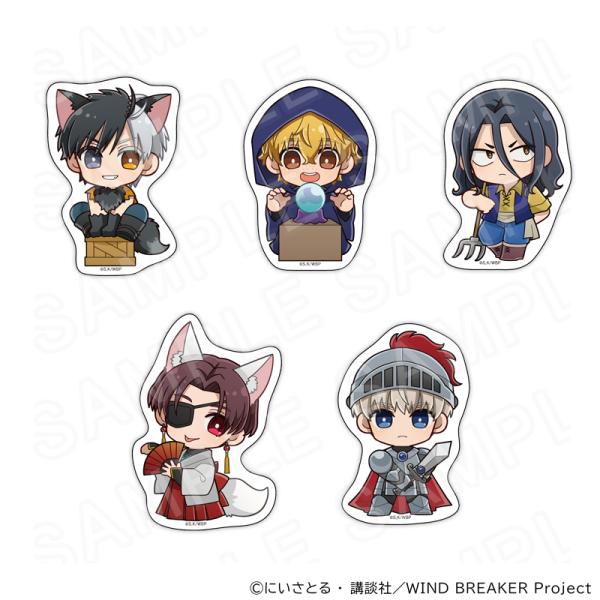 【 10/24 発送予定】 TVアニメ『WIND BREAKER』 ステッカーセット 人狼ゲームVe...