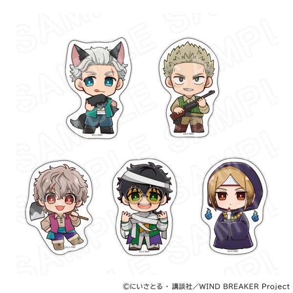 【 10/24 発送予定】 TVアニメ『WIND BREAKER』 ステッカーセット 人狼ゲームVe...