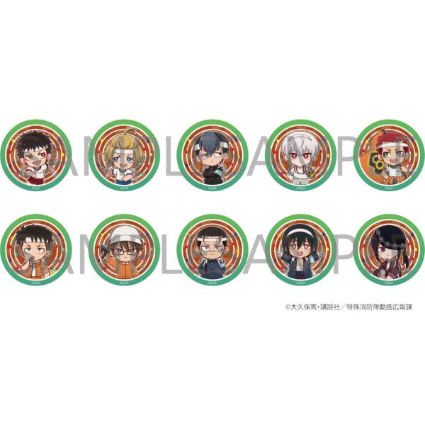 【 予約 04/30 発送予定】 TVアニメ『炎炎ノ消防隊』缶バッジ体育祭 ※ブラインド販売 グッズ