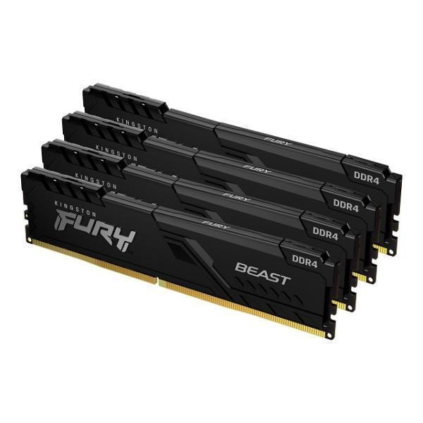 【メーカー取り寄せ】キングストン FURY Beast  ブラック 128GB (32GB×4枚組）...