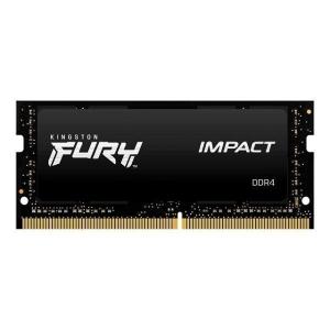 【メーカー取り寄せ】キングストン FURY Impactシリーズ ブラック 32GB 2666MHz DDR4 CL16 SODIMM 260pin ゲーミングメモリ KF426S16IB/32 国内正規品 新生活｜princetondirect