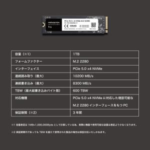 プリンストン 内蔵SSD 1TB PCIe 5...の詳細画像3