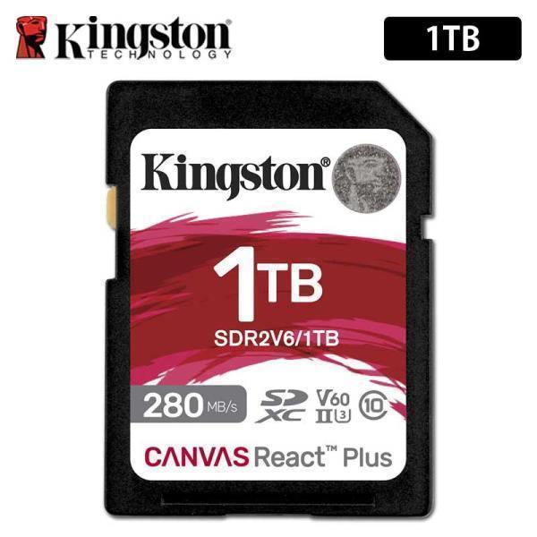 【メーカー取り寄せ】キングストン SDカード 1TB Canvas React Plus V60 S...