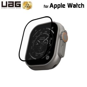 UAG Apple Watch 49mm用 スクリーンシールドプラス 2重強化ガラス UAG-AWGS49-IC/BK フチあり ユーエージー フィルム アップルウォッチ ultra 2 ultra 反射防止｜princetondirect