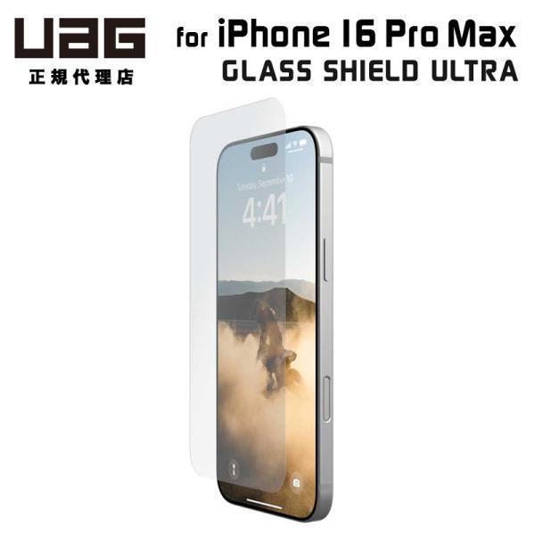 （在庫限り）UAG iPhone 16 Pro Max用 ガラススクリーンシールドウルトラ 強化ガラ...
