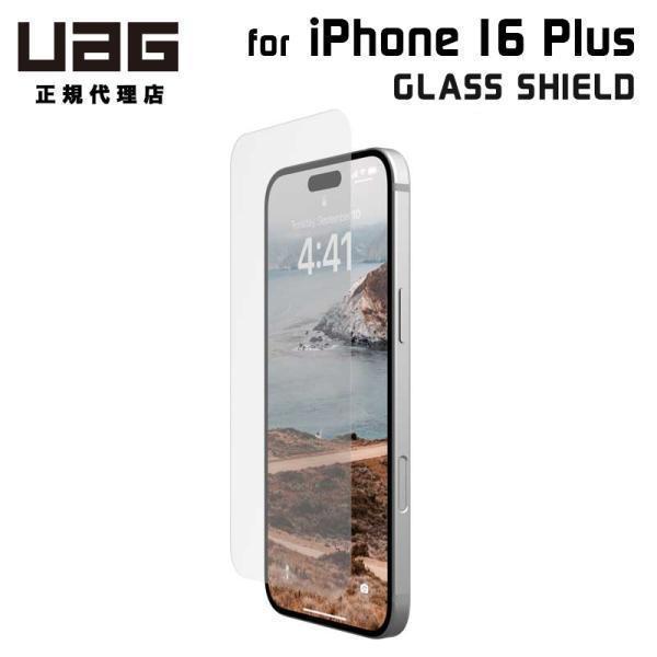 （在庫限り）UAG iPhone 16 Plus 用 ガラススクリーンシールド 強化ガラス 抗指紋 ...