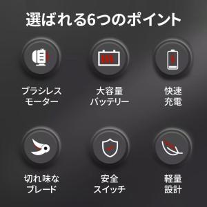 剪定ばさみ 充電式 マキタ バッテリー互換 電...の詳細画像5