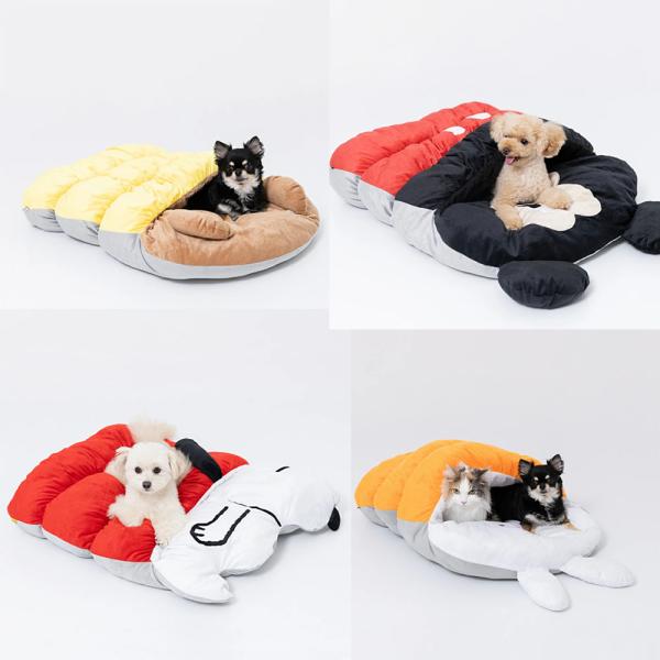 もぐりんベッド ミッキー スヌーピー ミッフィー ボリス|犬 猫 ベッド SNOOPY PEANUT...