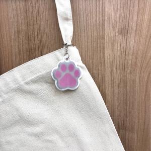 反射 キーホルダー マスコット わんちゃん 犬 肉球の詳細画像1