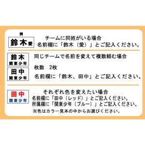 名前 ゼッケン(横型) W20cm×H10cm...の詳細画像4