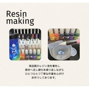 名入れ リールキーホルダー イニシャル レジン...の詳細画像3